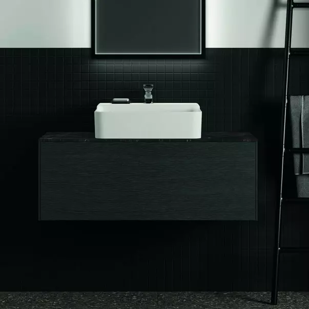 Dulap baza suspendat Ideal Standard Atelier Conca finisaj stejar inchis 1 sertar 100 cm [6]
