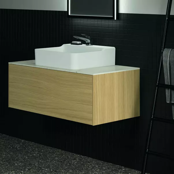 Dulap baza suspendat Ideal Standard Atelier Conca finisaj stejar deschis 1 sertar 100 cm [8]