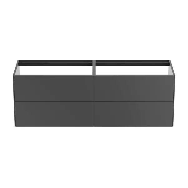 Dulap baza suspendat Ideal Standard Atelier Conca antracit mat 4 sertare 160 cm [5]