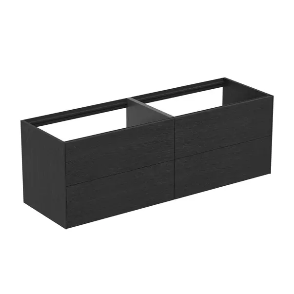  Dulapuri baie - Dulap baza suspendat Ideal Standard Atelier Conca finisaj stejar inchis 4 sertare 160 cm