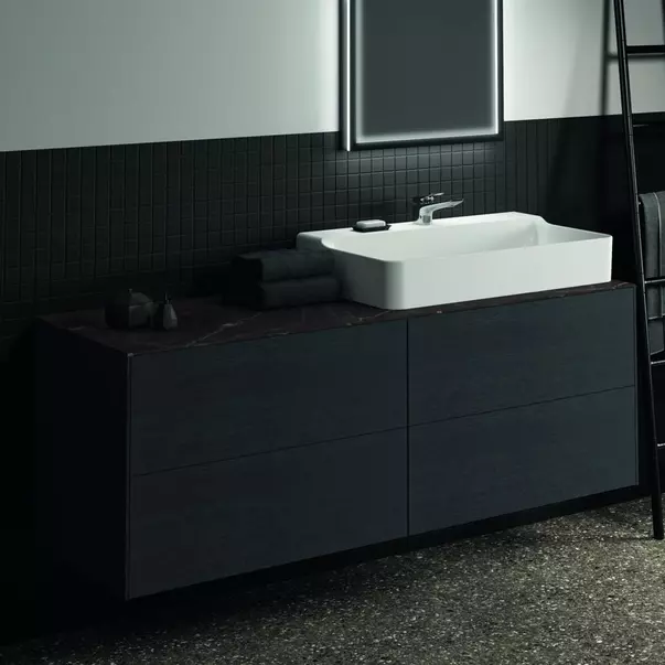 Dulap baza suspendat Ideal Standard Atelier Conca finisaj stejar inchis 4 sertare 160 cm [2]