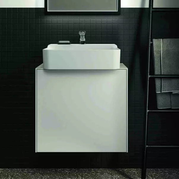 Dulap baza suspendat Ideal Standard Atelier Conca 1 sertar 60 cm alb mat [3]