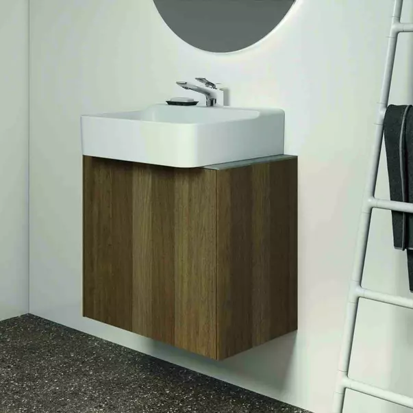 Dulap baza suspendat Ideal Standard Atelier Conca 1 sertar 60 cm finisaj nuc inchis [4]