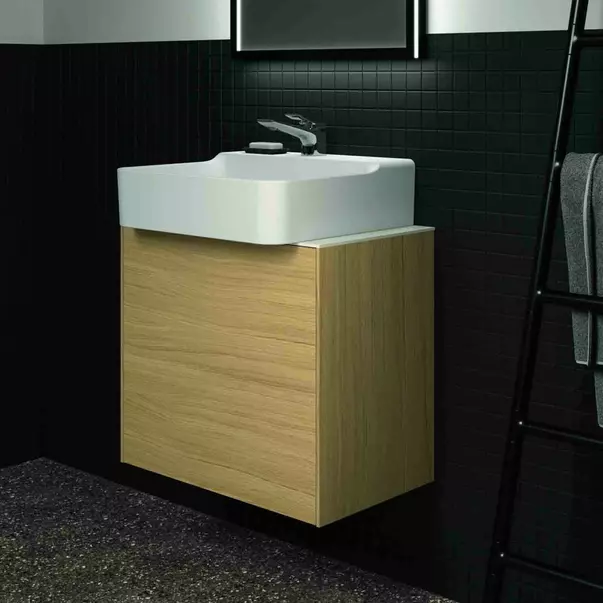 Dulap baza suspendat Ideal Standard Atelier Conca 1 sertar 60 cm finisaj stejar deschis [3]