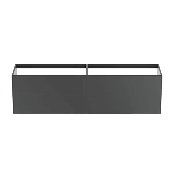 Dulap baza suspendat Ideal Standard Atelier Conca antracit mat 4 sertare 200 cm [5]