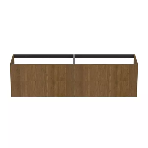 Dulap baza suspendat Ideal Standard Atelier Conca finisaj nuc inchis 4 sertare 200 cm [5]