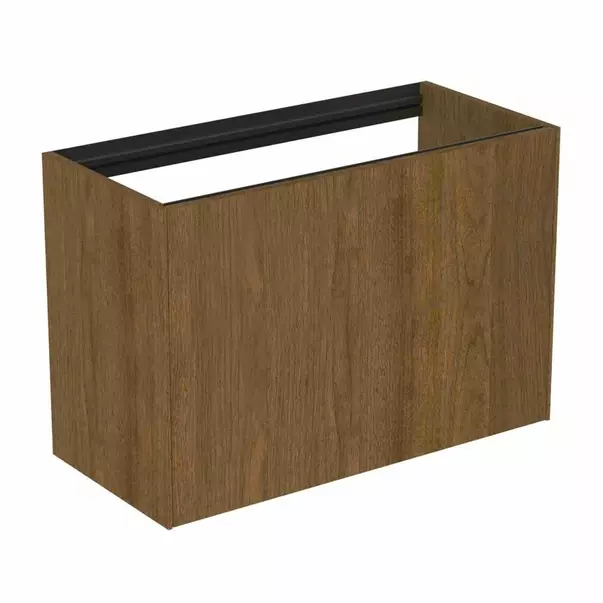 Dulap baza suspendat Ideal Standard Atelier Conca 1 sertar 80 cm finisaj nuc inchis [2]