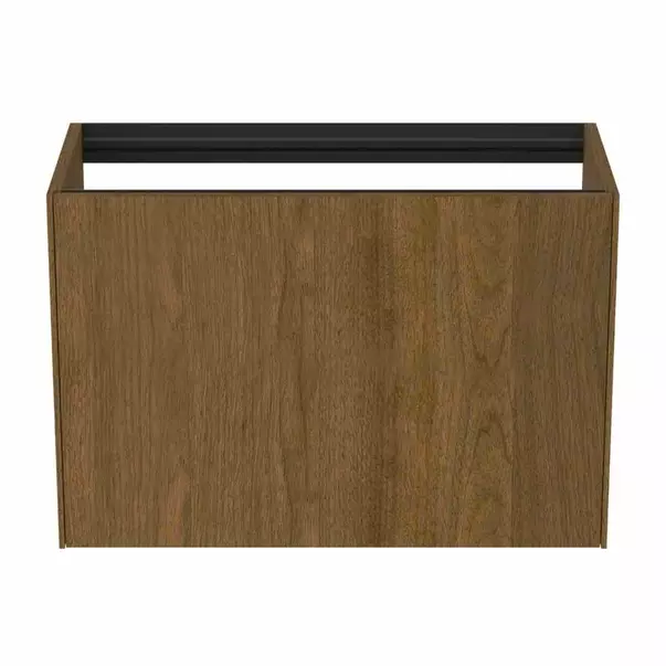 Dulap baza suspendat Ideal Standard Atelier Conca 1 sertar 80 cm finisaj nuc inchis [5]