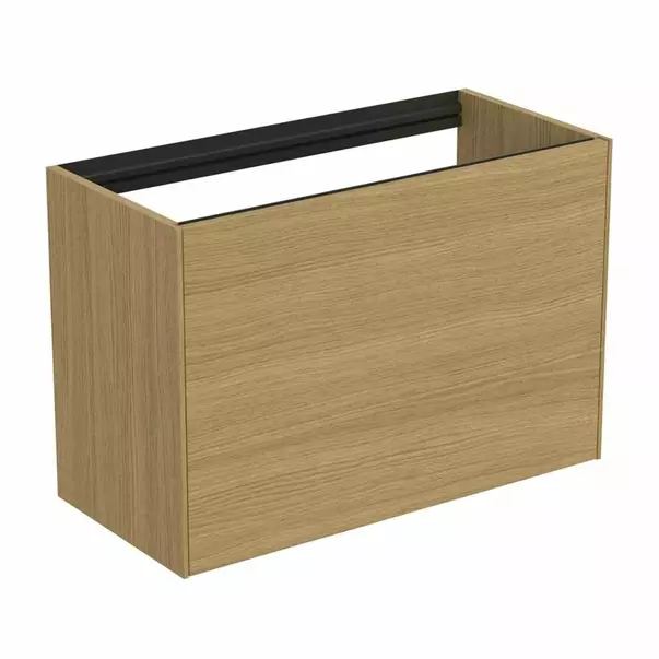 Mobilier Baie - Dulap baza suspendat Ideal Standard Atelier Conca 1 sertar 80 cm finisaj stejar deschis