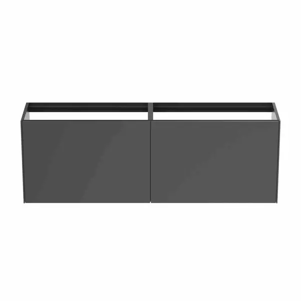 Dulap baza suspendat Ideal Standard Atelier Conca 2 sertare 160 cm antracit mat [5]