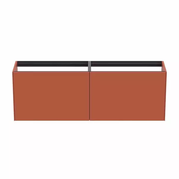 Dulap baza suspendat Ideal Standard Atelier Conca 2 sertare 160 cm rosu - oranj mat [6]