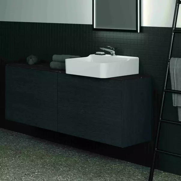 Dulap baza suspendat Ideal Standard Atelier Conca 2 sertare 160 cm finisaj stejar inchis [4]