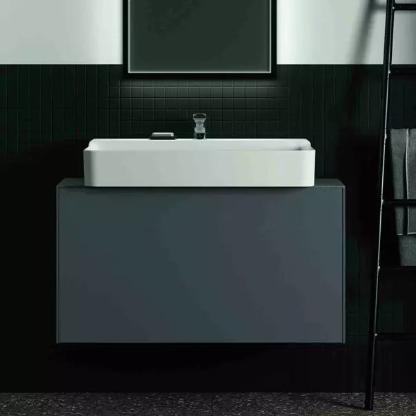 Dulap baza suspendat Ideal Standard Atelier Conca 1 sertar 100 cm antracit mat [3]