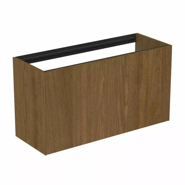 Dulap baza suspendat Ideal Standard Atelier Conca 1 sertar 100 cm finisaj nuc inchis [2]