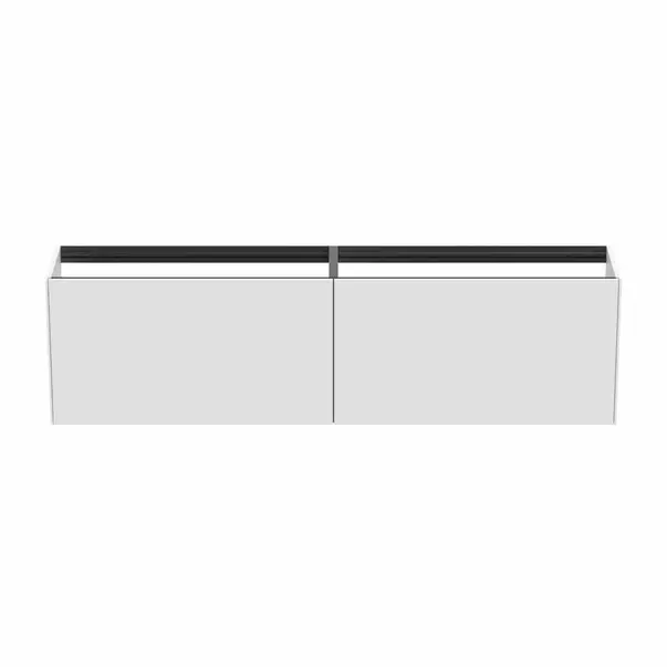Dulap baza suspendat Ideal Standard Atelier Conca 2 sertare 200 cm alb mat [5]