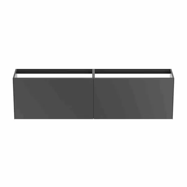 Dulap baza suspendat Ideal Standard Atelier Conca 2 sertare 200 cm antracit mat [5]
