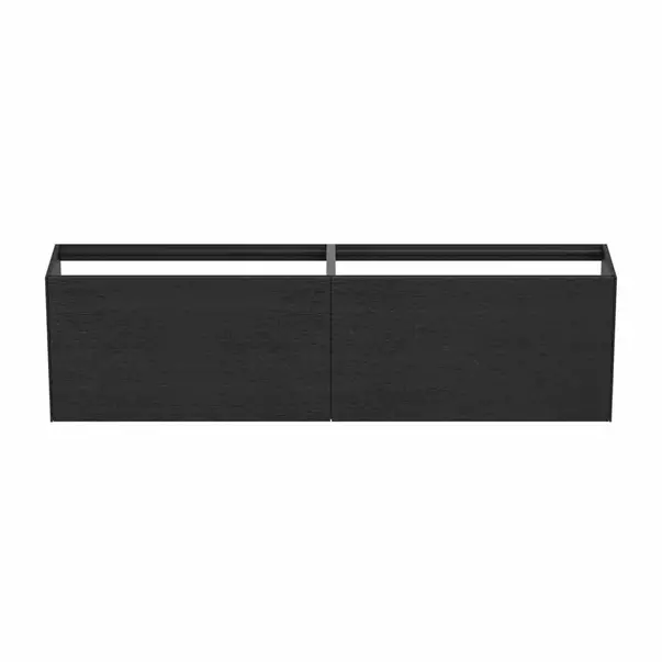Dulap baza suspendat Ideal Standard Atelier Conca 2 sertare 200 cm finisaj stejar inchis [5]