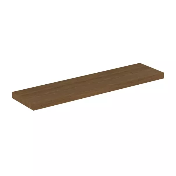  Dulapuri baie - Blat pentru lavoar Ideal Standard Atelier Conca fara decupaj finisaj nuc inchis 200 cm