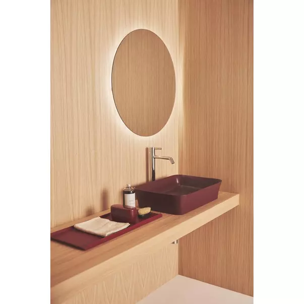Blat pentru lavoar Ideal Standard Atelier Conca fara decupaj finisaj stejar deschis 200 cm [5]