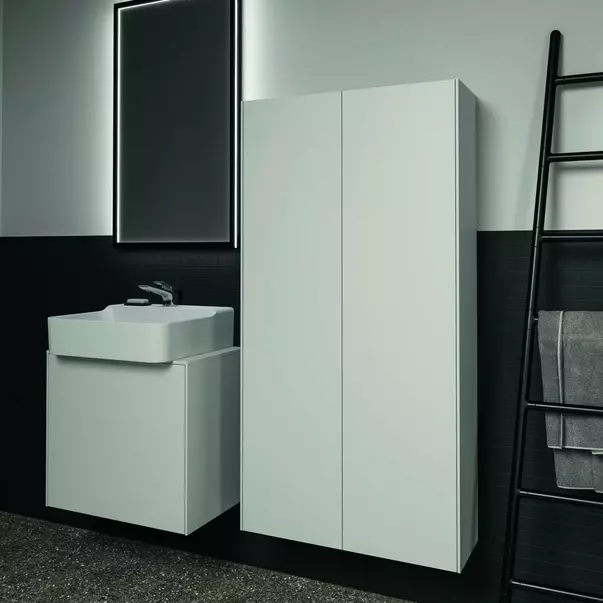 Dulap inalt suspendat Ideal Standard Atelier Conca alb mat 72 cm 2 usi [4]