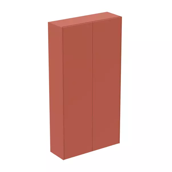  Dulapuri baie - Dulap inalt suspendat Ideal Standard Atelier Conca rosu - oranj mat 72 cm 2 usi