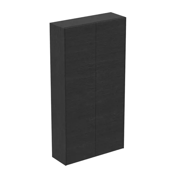  Dulapuri baie - Dulap inalt suspendat Ideal Standard Atelier Conca finisaj stejar inchis 72 cm 2 usi