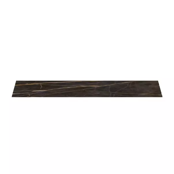 Blat ceramic pentru lavoar Ideal Standard Atelier Conca 160 cm finisaj negru marmura [6]