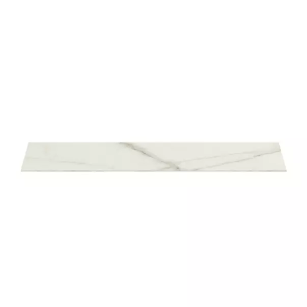 Blat ceramic pentru lavoar Ideal Standard Atelier Conca 160 cm finisaj alb marmura [9]