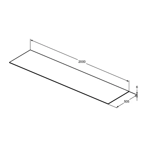 Blat ceramic pentru lavoar Ideal Standard Atelier Conca 200 cm finisaj gri deschis [10]