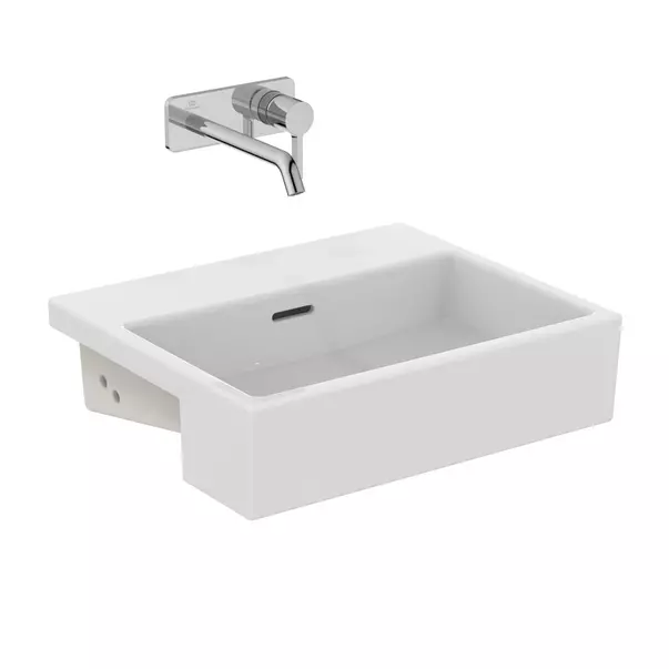 Lavoar semiincastrat Ideal Standard Atelier Extra 50 cm alb lucios [8]
