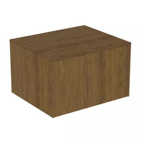  Dulapuri baie - Dulap baza suspendat Ideal Standard Atelier Conca finisaj nuc inchis 1 sertar cu blat 60 cm
