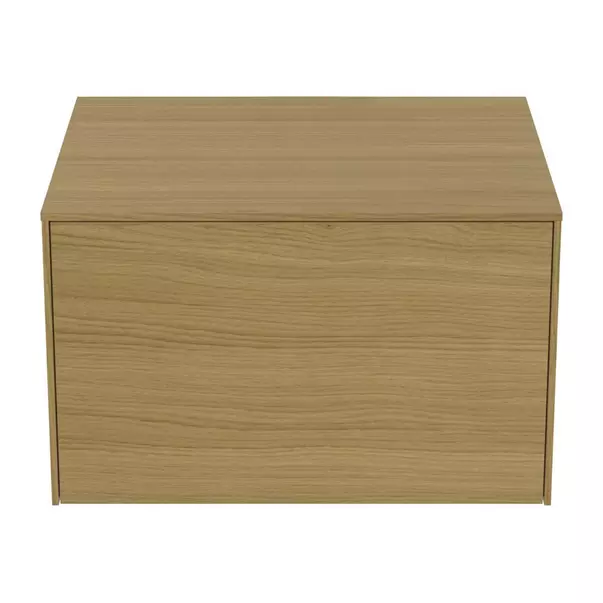 Dulap baza suspendat Ideal Standard Atelier Conca finisaj stejar deschis 1 sertar cu blat 60 cm [8]