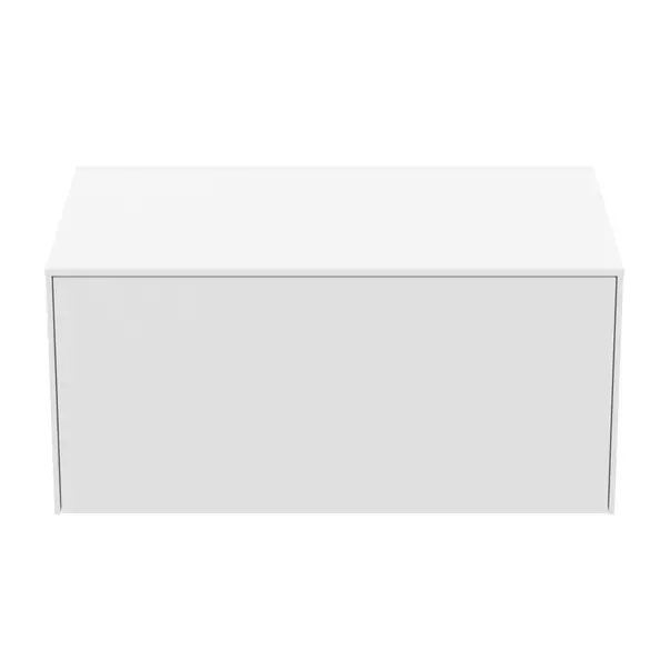 Dulap baza suspendat Ideal Standard Atelier Conca alb mat 1 sertar cu blat 80 cm [11]