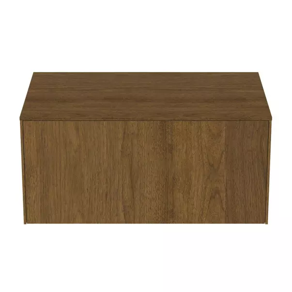 Dulap baza suspendat Ideal Standard Atelier Conca finisaj nuc inchis 1 sertar cu blat 80 cm [6]