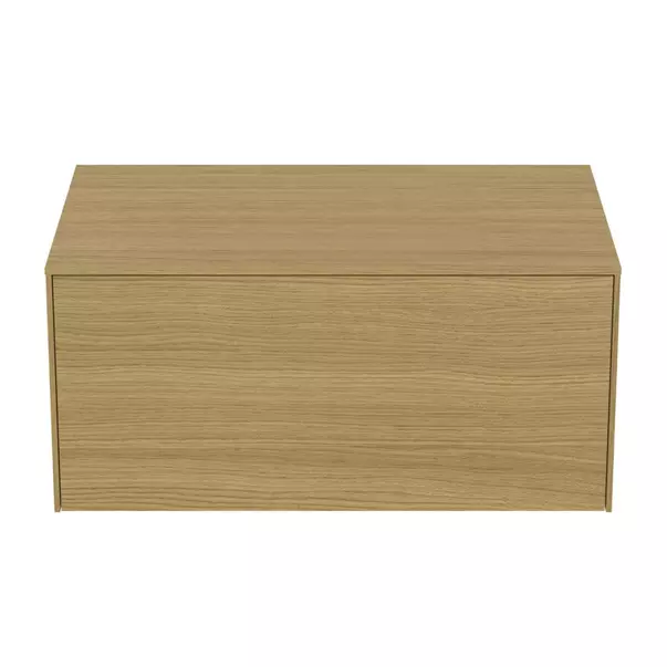 Dulap baza suspendat Ideal Standard Atelier Conca finisaj stejar deschis 1 sertar cu blat 80 cm [5]