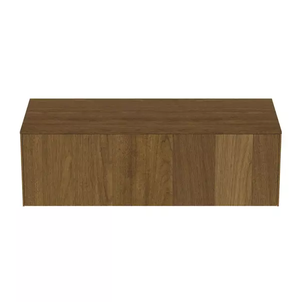 Dulap baza suspendat Ideal Standard Atelier Conca finisaj nuc inchis 1 sertar cu blat 120 cm [10]