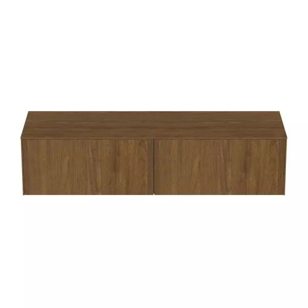 Dulap baza suspendat Ideal Standard Atelier Conca finisaj nuc inchis 2 sertare cu blat 160 cm [6]