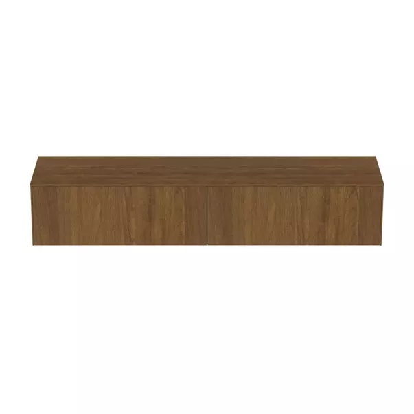 Dulap baza suspendat Ideal Standard Atelier Conca finisaj nuc inchis 2 sertare cu blat 200 cm [6]
