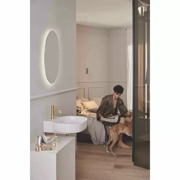 Dulap baza suspendat Ideal Standard Atelier Conca 1 sertar cu blat 60 cm alb mat [4]