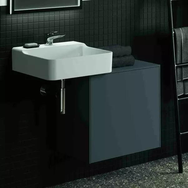 Dulap baza suspendat Ideal Standard Atelier Conca 1 sertar cu blat 60 cm antracit mat [3]