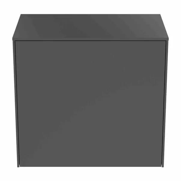 Dulap baza suspendat Ideal Standard Atelier Conca 1 sertar cu blat 60 cm antracit mat [7]