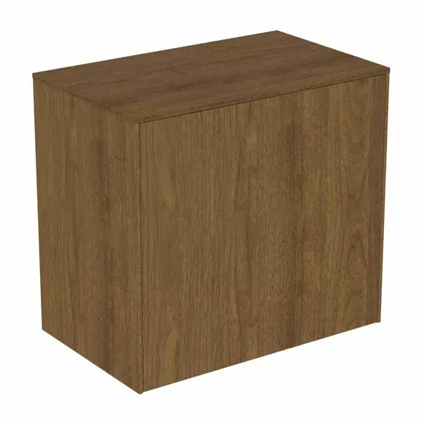 Dulap baza suspendat Ideal Standard Atelier Conca 1 sertar cu blat 60 cm finisaj nuc inchis [2]