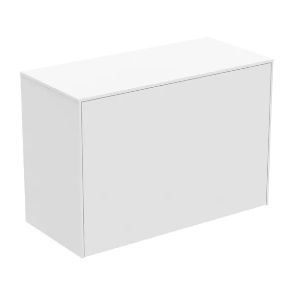 Mobilier Baie - Dulap baza suspendat Ideal Standard Atelier Conca 1 sertar cu blat 80 cm alb mat