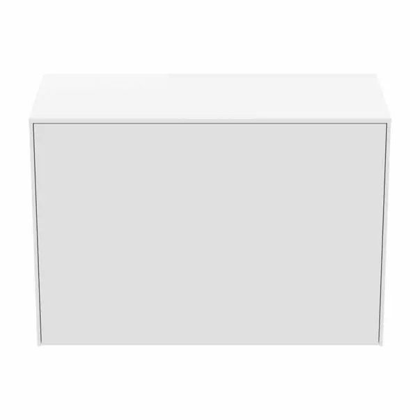 Dulap baza suspendat Ideal Standard Atelier Conca 1 sertar cu blat 80 cm alb mat [8]