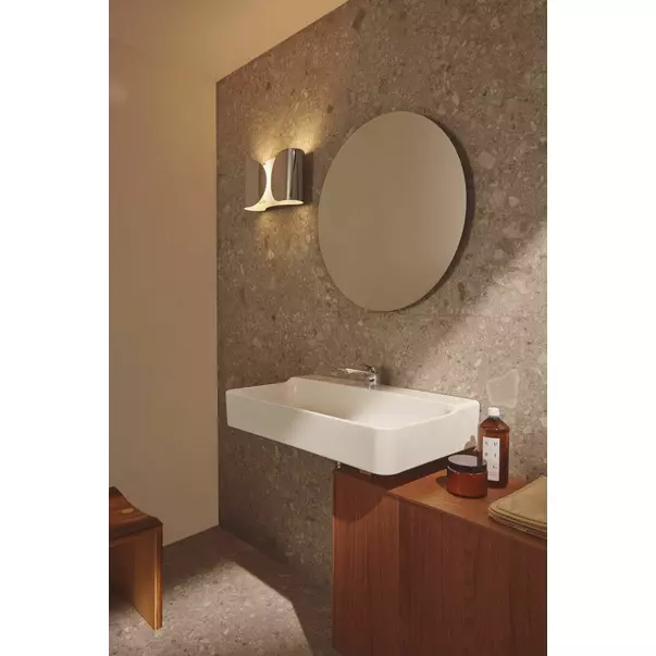Dulap baza suspendat Ideal Standard Atelier Conca 1 sertar cu blat 80 cm finisaj nuc inchis [4]