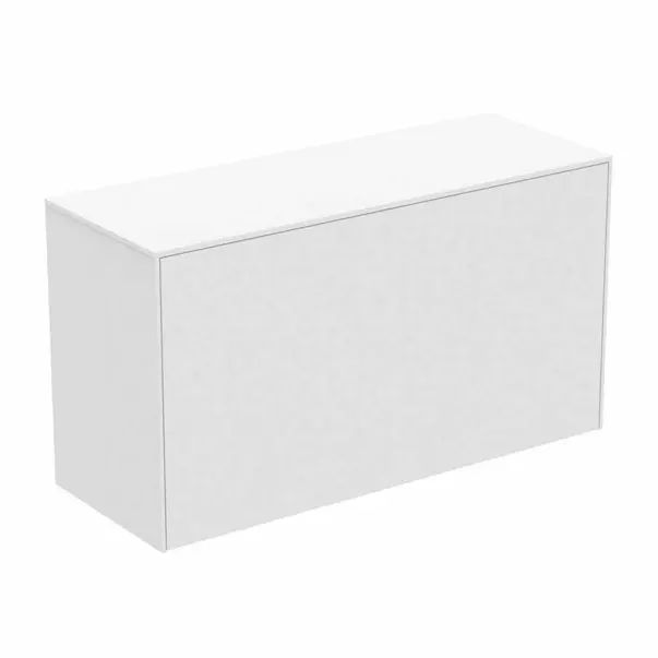 Mobilier Baie - Dulap baza suspendat Ideal Standard Atelier Conca 1 sertar cu blat 100 cm alb mat
