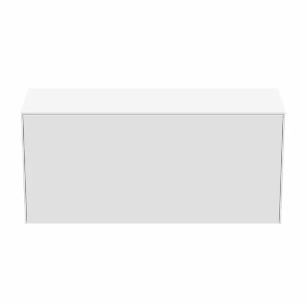 Dulap baza suspendat Ideal Standard Atelier Conca 1 sertar cu blat 120 cm alb mat [6]