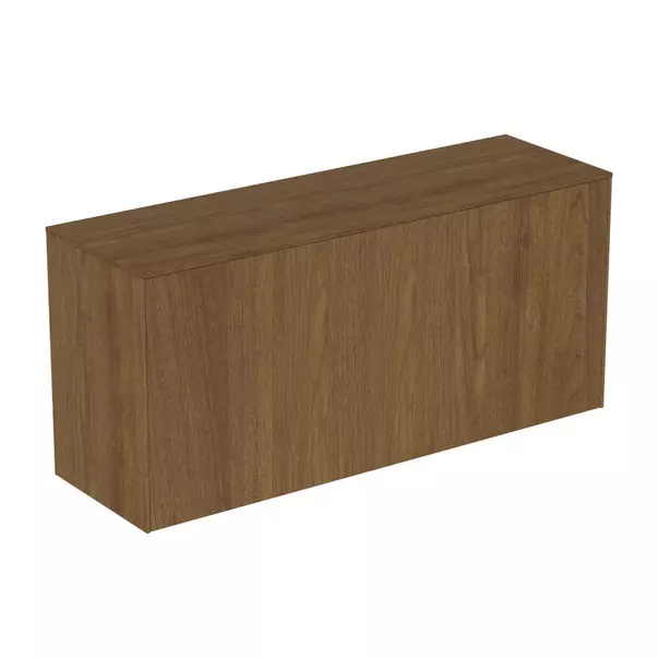 Dulap baza suspendat Ideal Standard Atelier Conca 1 sertar cu blat 120 cm finisaj nuc inchis [2]