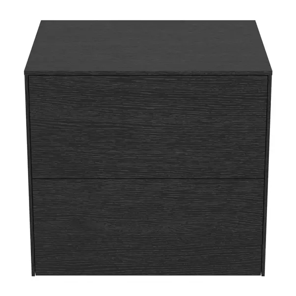 Dulap baza suspendat Ideal Standard Atelier Conca finisaj stejar inchis 2 sertare cu blat 60 cm [5]