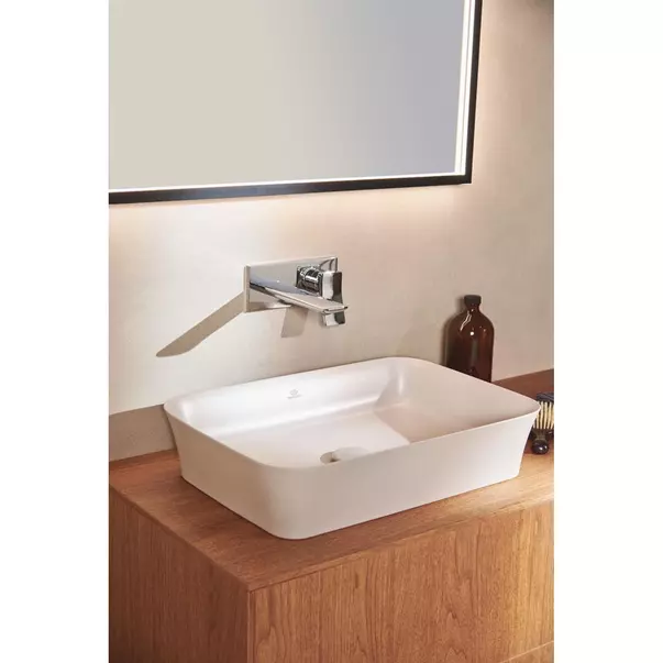 Dulap baza suspendat Ideal Standard Atelier Conca finisaj nuc inchis 2 sertare cu blat 120 cm [5]